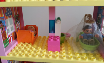 Lego Dulo Haus - Kinderzimmer/Badezimmer